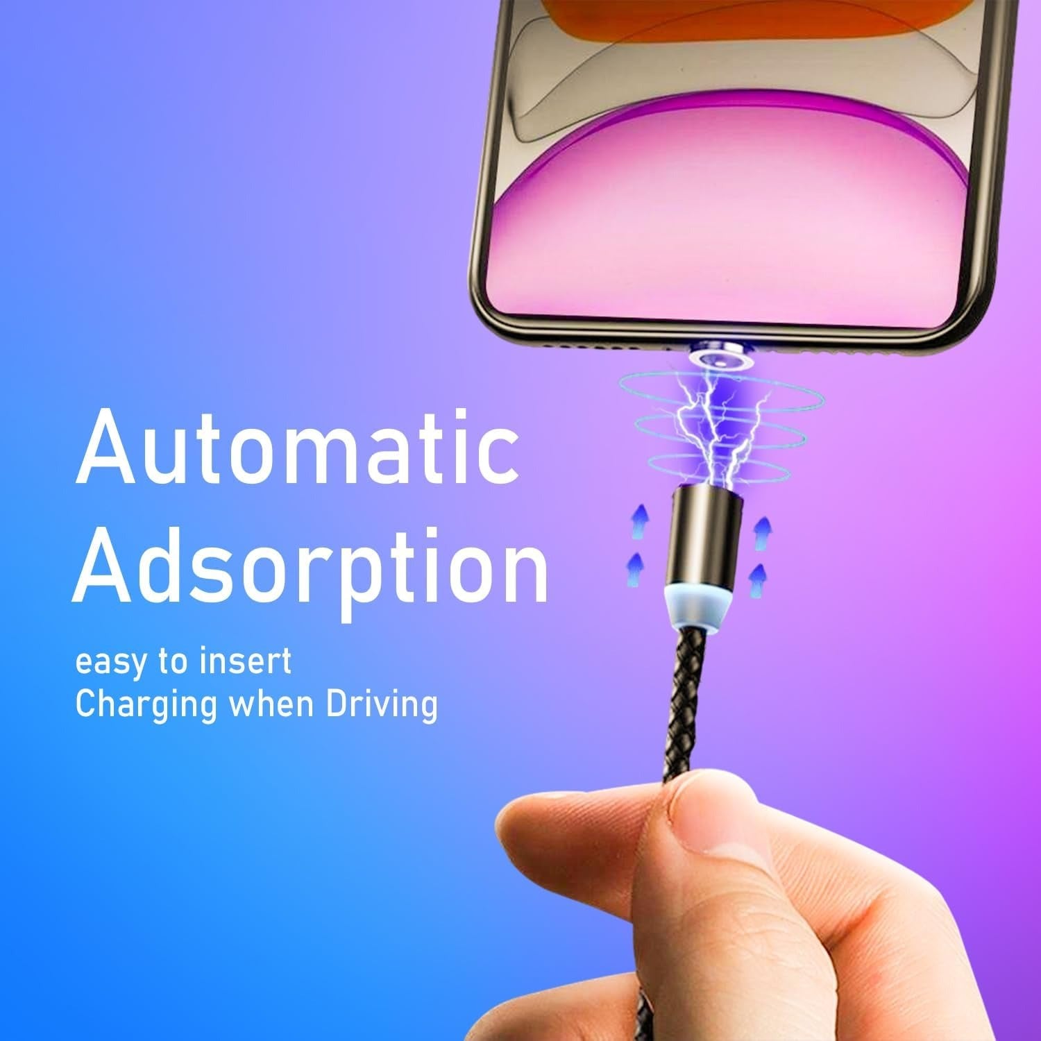 3-in-1 Magnetic Charging Cable (Type-C, Micro USB & iPhone)